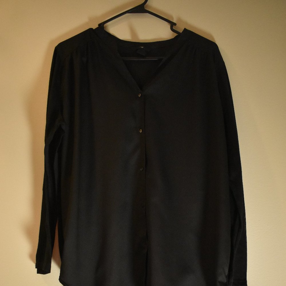 Black H&M Long Sleeve Blouse